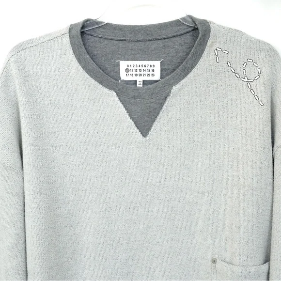 Maison Margiela Inside Out Terry Sweatshirt